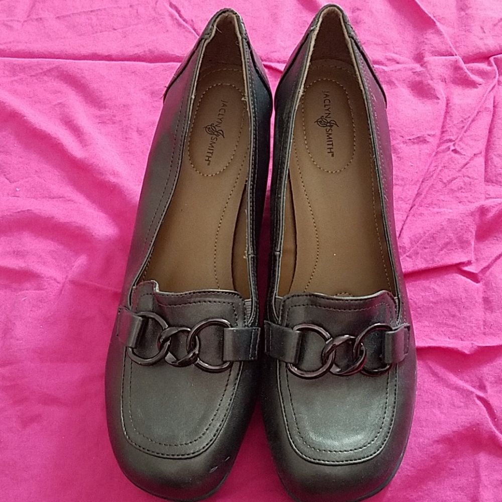 Brown slip on shoes like new